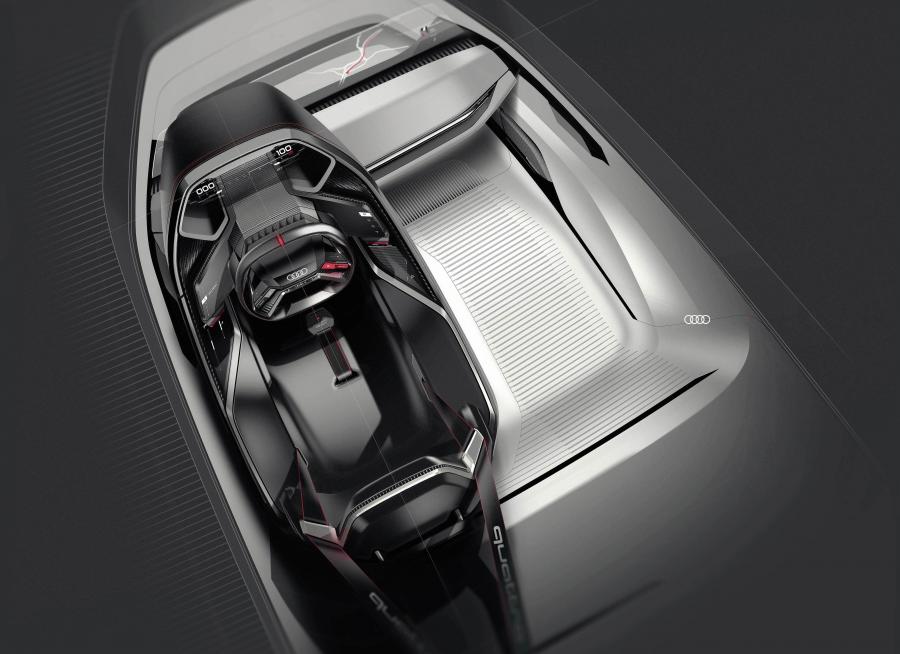 Интерьер Audi PB 18 e-tron 2018 года  (фото 13 из 51)